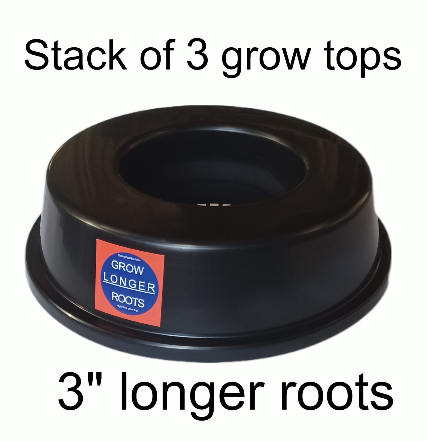 3-bags of rock for 3 grow tops